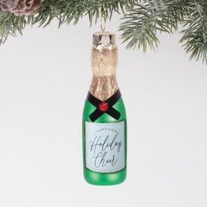 Oak Lane Holiday Cheer Champagne Ornament